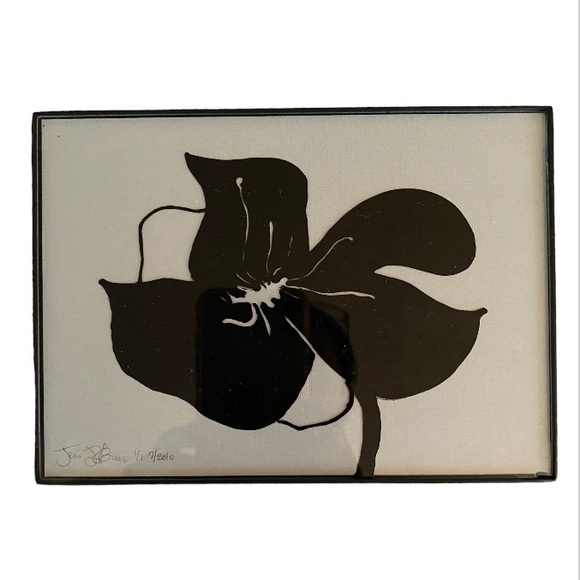 Original Vintage Floral Art (Pair) - Signed - Picture 5 of 6